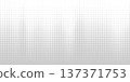 Abstract halftone dot gradient pattern in grayscale 137371753