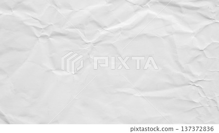 Abstract white crumpled and creased recycle paper texture background Abstract white crumpled and creased recycle paper texture background 137372836