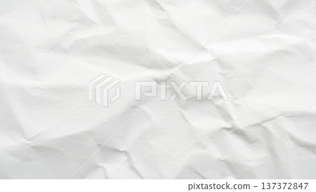 Abstract white crumpled and creased recycle paper texture background Abstract white crumpled and creased recycle paper texture background 137372847