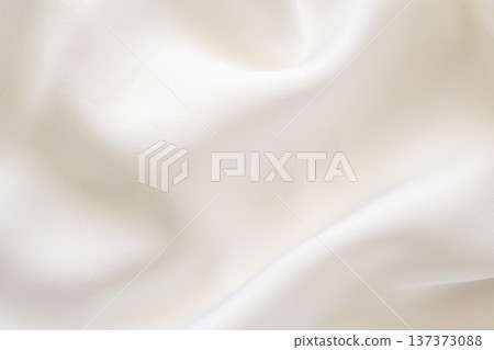 Abstract white fabric soft wave smooth texture surface background Abstract white fabric soft wave smooth texture surface background 137373088
