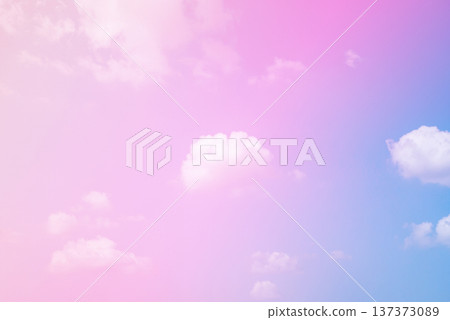 Beautiful clouds and blue sky with pastel color Beautiful clouds and blue sky with pastel color 137373089