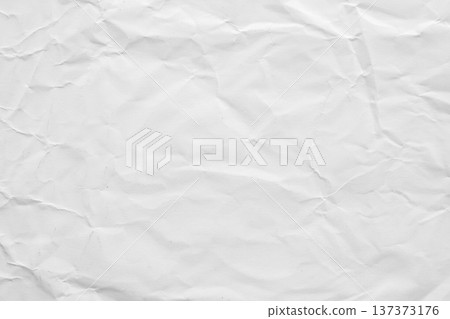 Abstract white crumpled and creased recycle paper texture background Abstract white crumpled and creased recycle paper texture background 137373176