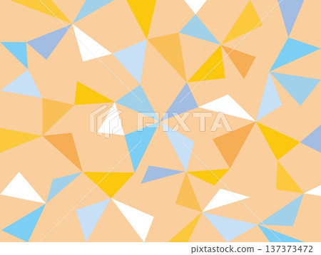 Geometric pattern, triangle, orange, light blue Geometric pattern, triangle, orange, light blue 137373472