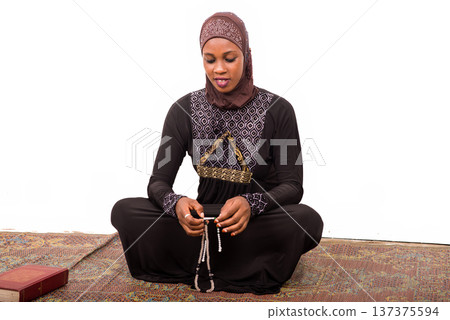 portrait of young muslim woman, smiling. portrait of young muslim woman, smiling. 137375594