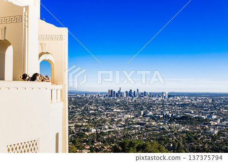 Downtown Los Angeles as seen from the Griffith Observatory Downtown Los Angeles as seen from the Griffith Observatory 137375794
