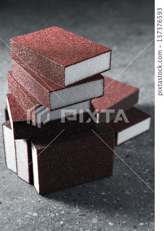 Sandpaper block 137376593