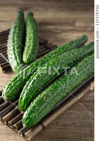 fresh cucumbers fresh cucumbers 137376792
