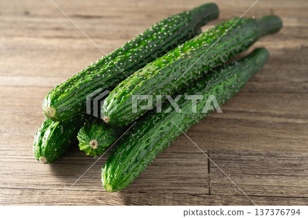 fresh cucumbers fresh cucumbers 137376794