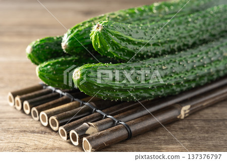 fresh cucumbers fresh cucumbers 137376797