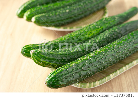 fresh cucumbers fresh cucumbers 137376813