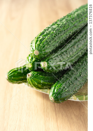 fresh cucumbers fresh cucumbers 137376816