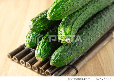 fresh cucumbers  137376828