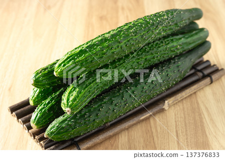 fresh cucumbers fresh cucumbers 137376833