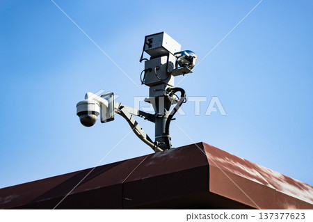 Network cameras monitoring the park Network cameras monitoring the park 137377623