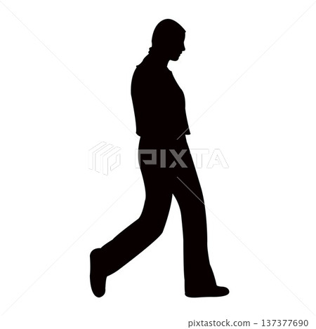 a woman body silhouette vector a woman body silhouette vector 137377690