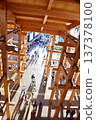 The view from between the large roof rings of the Osaka Kansai Expo 2025 The view from between the large roof rings of the Osaka Kansai Expo 2025 137378100