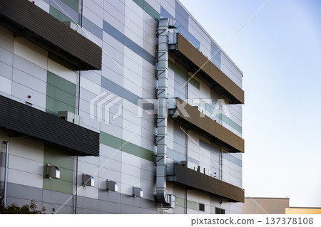 Distribution warehouse balcony Distribution warehouse balcony 137378108