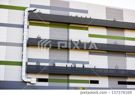 Distribution warehouse balcony Distribution warehouse balcony 137378109