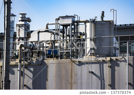 Food factory plant wastewater treatment system 137378374