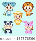 five baby set 137378560