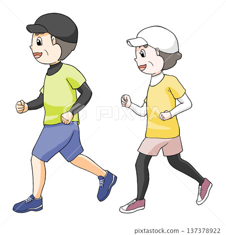 老年人跑馬拉松 老年人跑馬拉松 137378922