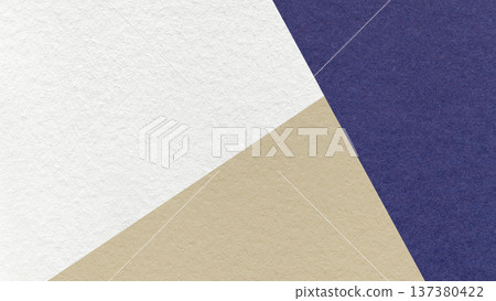 Geometric triangular white, beige, dark blue textured paper background with copy space for banner template Geometric triangular white, beige, dark blue textured paper background with copy space for banner template 137380422