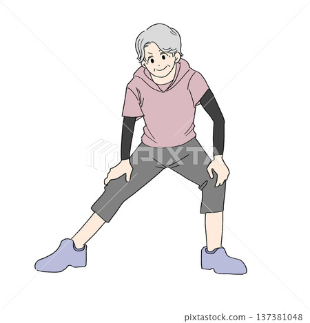 高級女性伸展 高級女性伸展 137381048