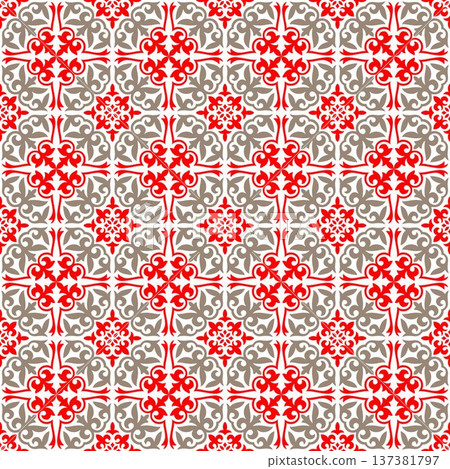 Ethnic Seamless pattern of the nomadic peoples Kazakh, Moroccan,Turk, Mongol, Kyrgyz. Design ceramic, tile, border, patchwork, wallpaper, linoleum, textile. Retro style. Vector. EPS 10 Ethnic Seamless pattern of the nomadic peoples Kazakh, Moroccan,Turk, Mongol, Kyrgyz. Design ceramic, tile, border, patchwork, wallpaper, linoleum, textile. Retro style. Vector. EPS 10 137381797