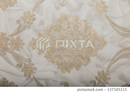 Beautiful modern texture on wallpaper, background 137385215