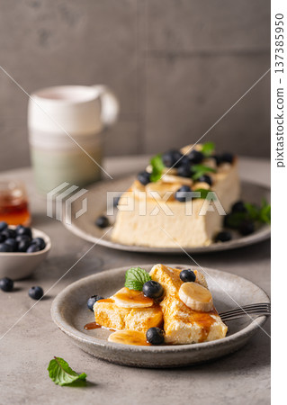 Cottage cheese casserole Cottage cheese casserole 137385950