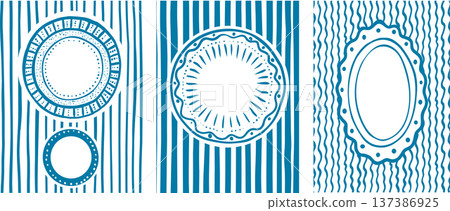 Decorative Plate Frames Set Decorative Plate Frames Set 137386925