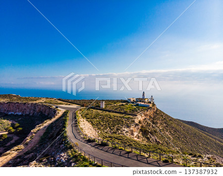 Mesa Roldan lighthouse, Cabo de Gata, Spain Mesa Roldan lighthouse, Cabo de Gata, Spain 137387932