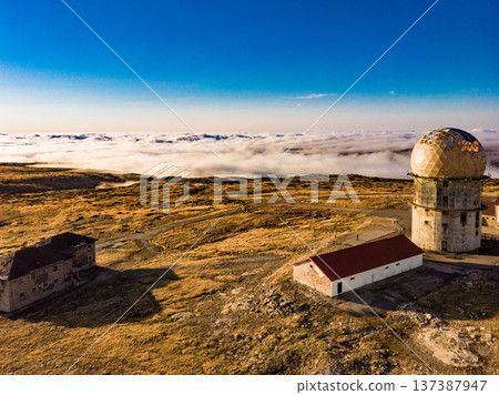 Serra da Estrela in Portugal. Torre peak. Serra da Estrela in Portugal. Torre peak. 137387947