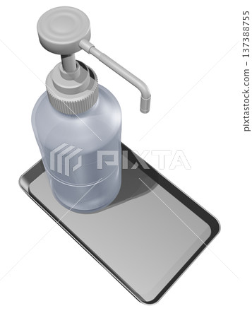 消毒圖片(酒精消毒液分配器) 消毒圖片(酒精消毒液分配器) 137388755
