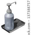 Disinfection image (alcohol dispenser) 137388757