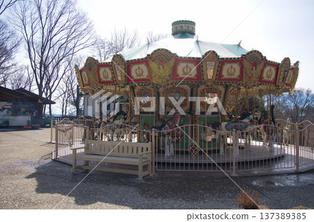 冬季旋轉木馬 冬季旋轉木馬 137389385