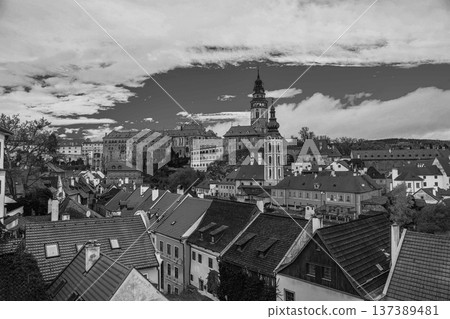 View of the city from the church tower 137389481