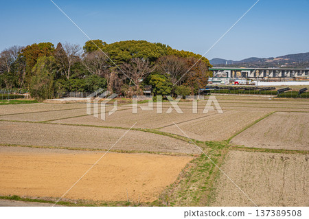 京都府常陽市春日鄉村景色 137389508