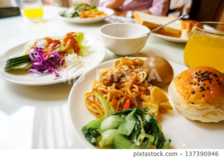 Taiwan hotel breakfast buffet Taiwan hotel breakfast buffet 137390946