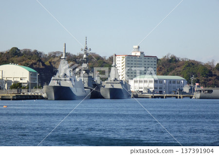 2024年12月31日,神奈川縣橫須賀市橫須賀港,軍港觀光船出發及抵達點 2024年12月31日,神奈川縣橫須賀市橫須賀港,軍港觀光船出發及抵達點 137391904