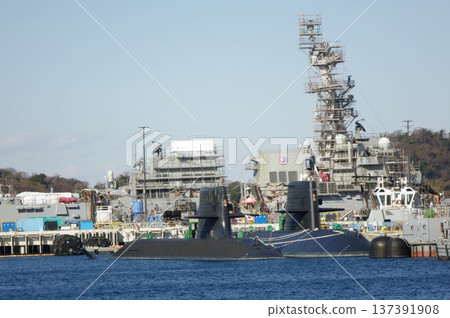 2024年12月31日，神奈川縣橫須賀市橫須賀港，軍港觀光船出發及抵達點 137391908