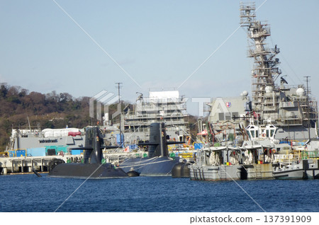 2024年12月31日,神奈川縣橫須賀市橫須賀港,軍港觀光船出發及抵達點 2024年12月31日,神奈川縣橫須賀市橫須賀港,軍港觀光船出發及抵達點 137391909