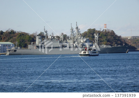 2024年12月31日,神奈川縣橫須賀市橫須賀港,軍港觀光船出發及抵達點 2024年12月31日,神奈川縣橫須賀市橫須賀港,軍港觀光船出發及抵達點 137391939