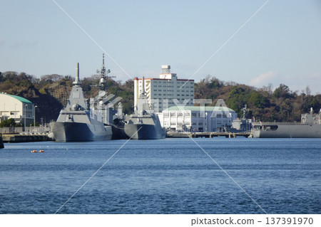 2024年12月31日,神奈川縣橫須賀市橫須賀港,軍港觀光船出發及抵達點 2024年12月31日,神奈川縣橫須賀市橫須賀港,軍港觀光船出發及抵達點 137391970
