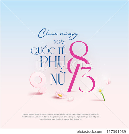 Elegant International Womens Day Social Media  137391989