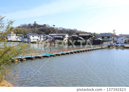 Drum Can Bridge in Shinborikawa Green Space 137392823