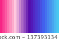 Minimalist background with vertical stripes transitioning through a pink, purple, and blue spectrum 137393134