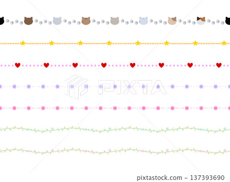 Decorative Border〈Colorful〉 137393690
