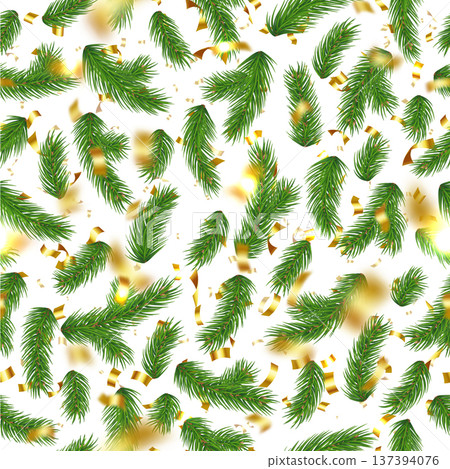 Festive seamless pattern with christmas tree Festive seamless pattern with christmas tree 137394076