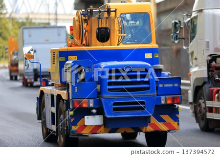Rough terrain crane image Rough terrain crane image 137394572